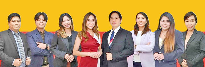 Led by her professional dedication and leadership, LRG CEO Sheila Lobien (fourth from left) inspires her dynamic to pursue excellence.